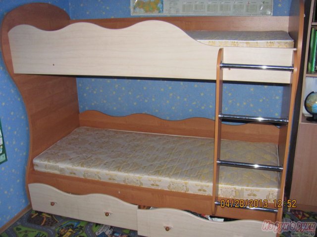 2-х ярусная детская кровать  Архимед в городе Хабаровск, фото 1, Кровати