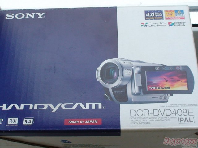 Продам:  видеокамера Sony DCR-DVD408E в городе Выборг, фото 1, Видеокамеры