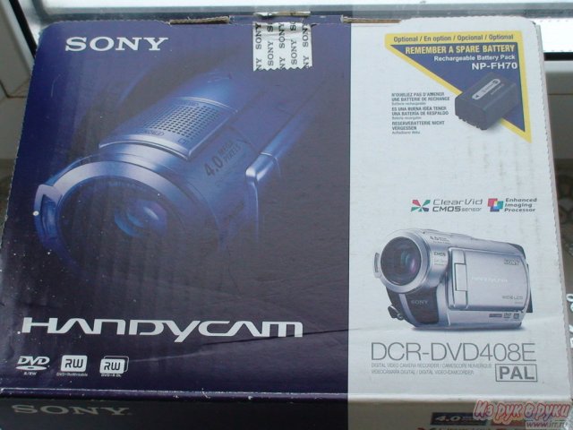 Продам:  видеокамера Sony DCR-DVD408E в городе Выборг, фото 2, Ленинградская область