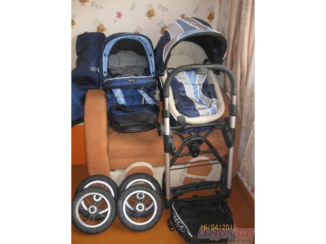 Продам:  детская коляска-трансформер (2в1) SECA Mutsay,  для одного ребенка,  механизм складывания:  книжка в городе Ирбит, фото 2, Детские коляски