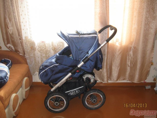 Продам:  детская коляска-трансформер (2в1) SECA Mutsay,  для одного ребенка,  механизм складывания:  книжка в городе Ирбит, фото 3, Свердловская область