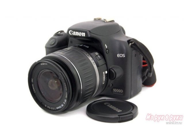 Цифровой фотоаппарат Canon EOS 1000D Kit,  зеркальный (TTL) в городе Курган, фото 1, стоимость: 9 000 руб.