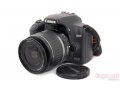 Цифровой фотоаппарат Canon EOS 1000D Kit,  зеркальный (TTL) в городе Курган, фото 1, Курганская область