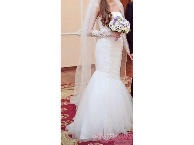 продам свадебное платье бренд lerina, р-р 42-44 в городе Череповец, фото 1, Свадебные платья
