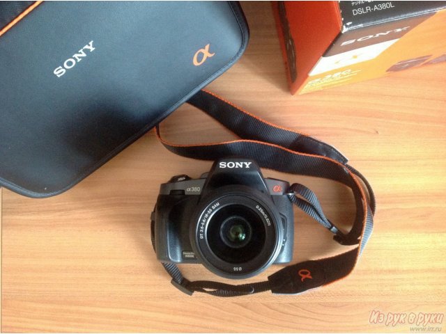 Цифровой фотоаппарат Sony Alpha DSLR-A380 Kit,  зеркальный (TTL) в городе Саранск, фото 3, Мордовия