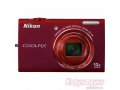 Фотоаппарат Nikon CoolPix S6200 red в городе Челябинск, фото 1, Челябинская область