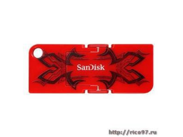 Флеш Диск Sandisk 8Gb SDCZ53B-008G-B35 Tribal красный в городе Тула, фото 1, стоимость: 230 руб.