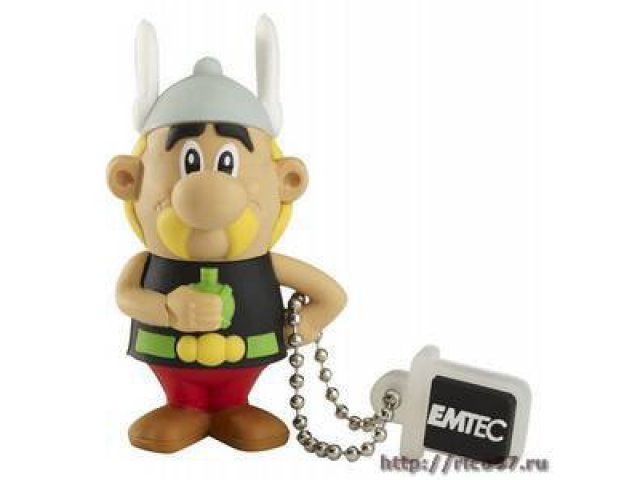 Флеш Диск Emtec 4Gb AS100 Фигурка Asterix USB2.0 EKMMD4GAS100 в городе Тула, фото 1, стоимость: 380 руб.