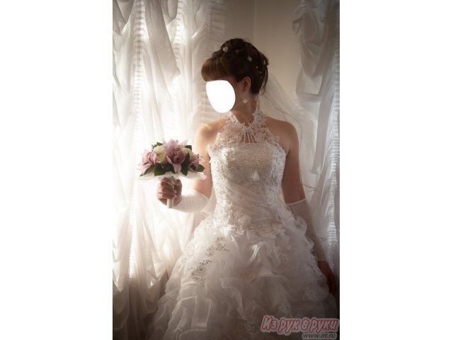 Красивое белое свадебное платье р 44-46 в городе Нижний Новгород, фото 3, Нижегородская область
