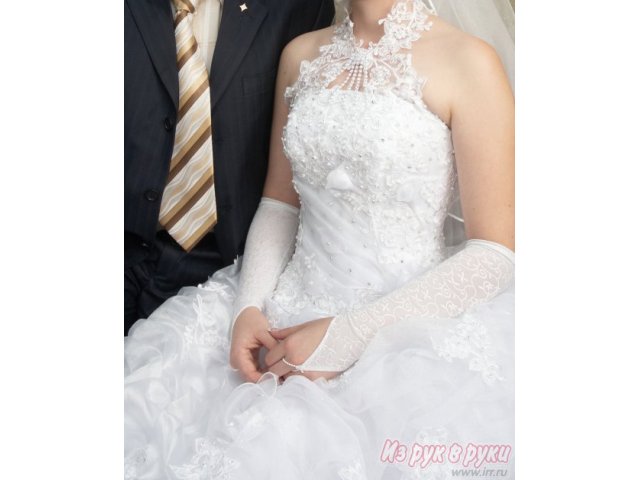 Красивое белое свадебное платье р 44-46 в городе Нижний Новгород, фото 4, стоимость: 7 900 руб.