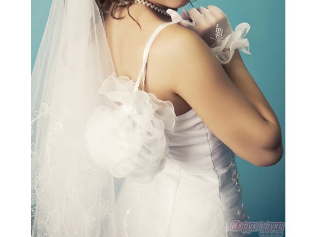 Свадебное платье+подъюбник, чехол,  сумочка, перчатки в городе Оренбург, фото 3, Свадебные платья