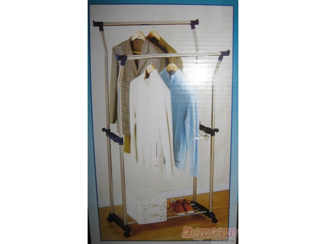 Гардеробная стойка для одежды,  двухуровневая в городе Санкт-Петербург, фото 1, стоимость: 4 150 руб.