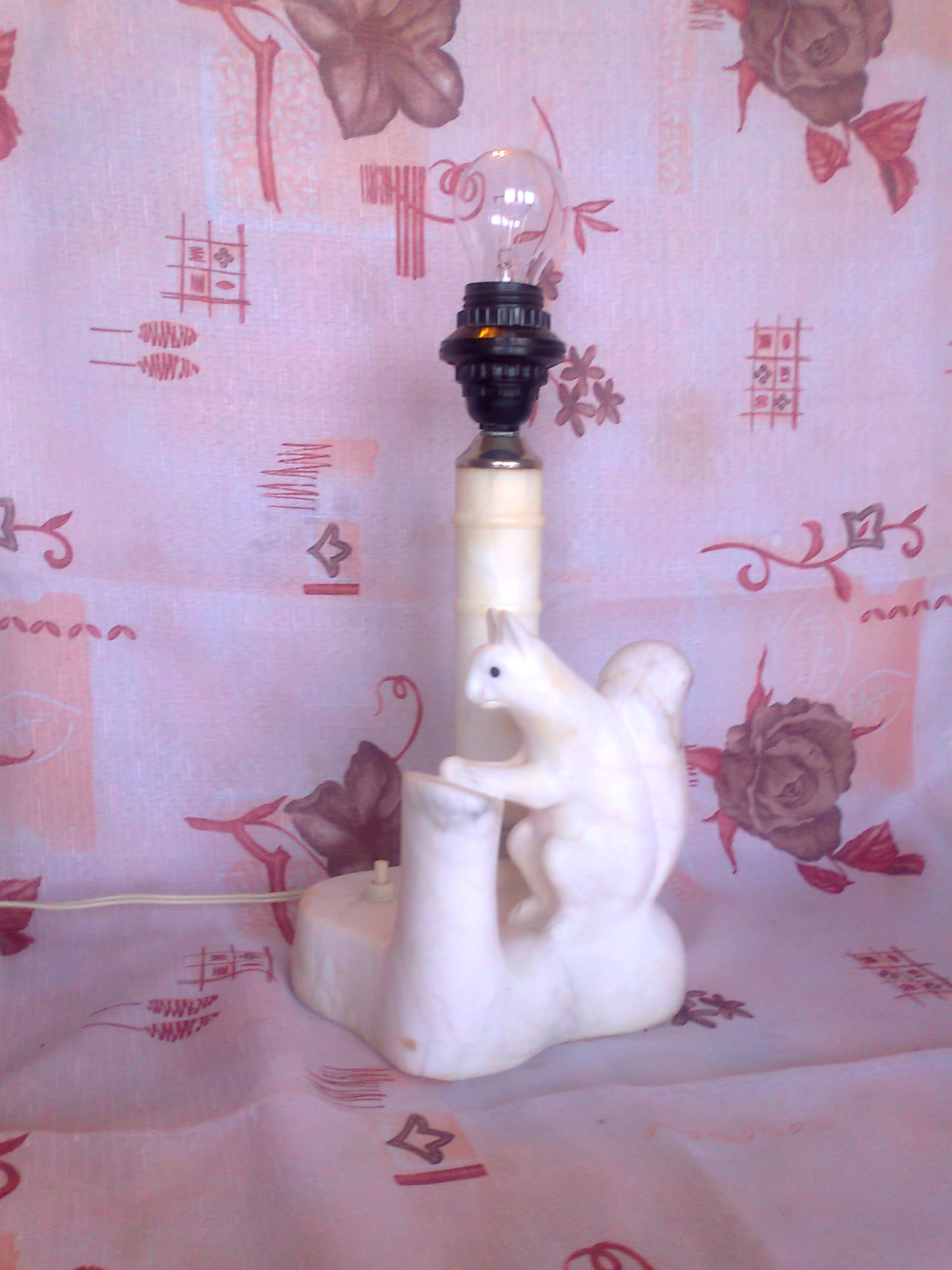 Мраморная раритетная настольная лампа с белкой в городе Москва, фото 2, телефон продавца: +7 (964) 736-45-06