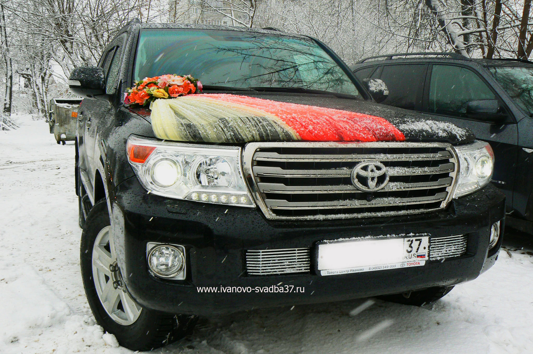 Свадебный кортеж Toyota Land Cruiser 200 в городе Кострома, фото 1, Костромская область