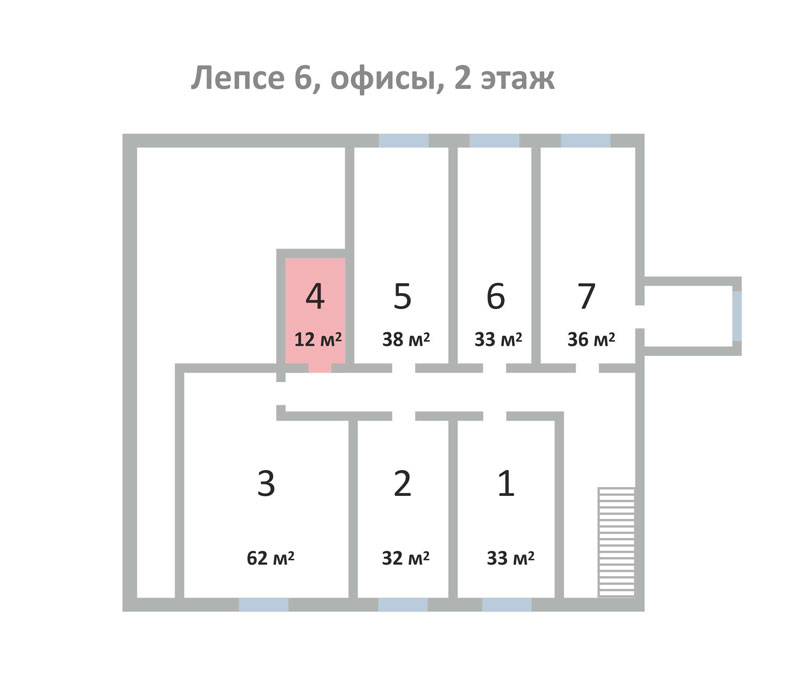 Сдам небольшой офис у площади Лепсе, 12 кв.м в городе Киров, фото 1, Кировская область