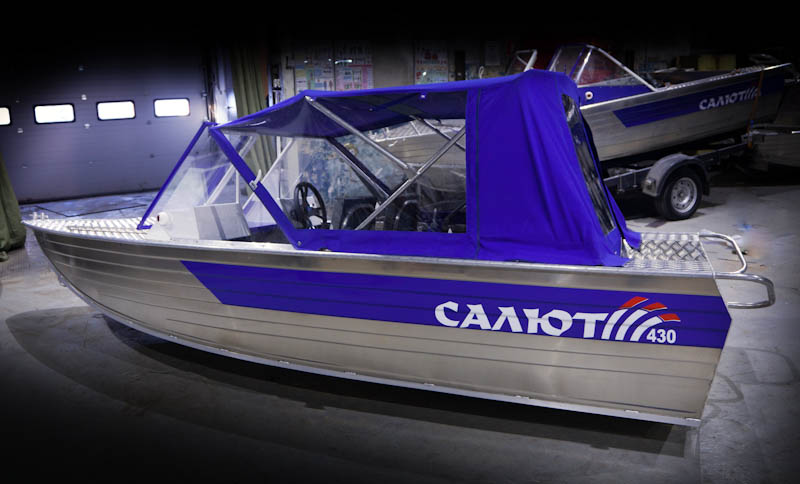 Продаем лодку (катер) Салют-430 Scout в городе Ярославль, фото 2, Моторные лодки