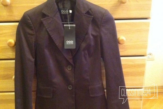 Новый коричневый пиджак oggi в городе Москва, фото 1, стоимость: 500 руб.