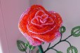 Красная роза из бисера в городе Красноярск, фото 1, Красноярский край