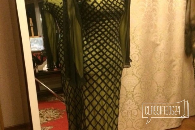 Платье из шифона со стеклярусом 42-44 р в городе Москва, фото 1, телефон продавца: +7 (926) 595-47-72