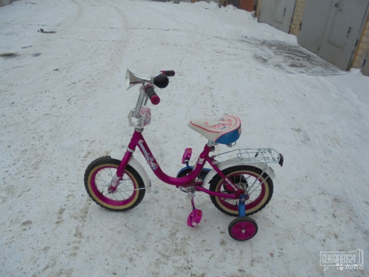 Детский вел Princess 4-х кол на 2-5 лет колёса 12д в городе Челябинск, фото 1, стоимость: 2 000 руб.
