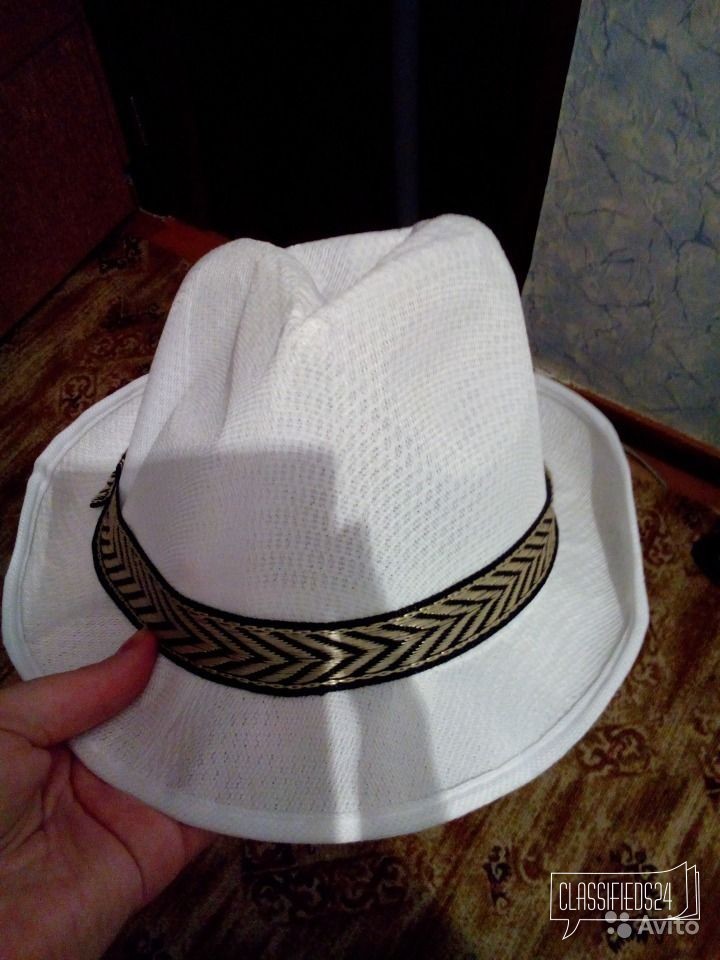 Летняя шляпа белая в городе Ульяновск, фото 1, Аксессуары