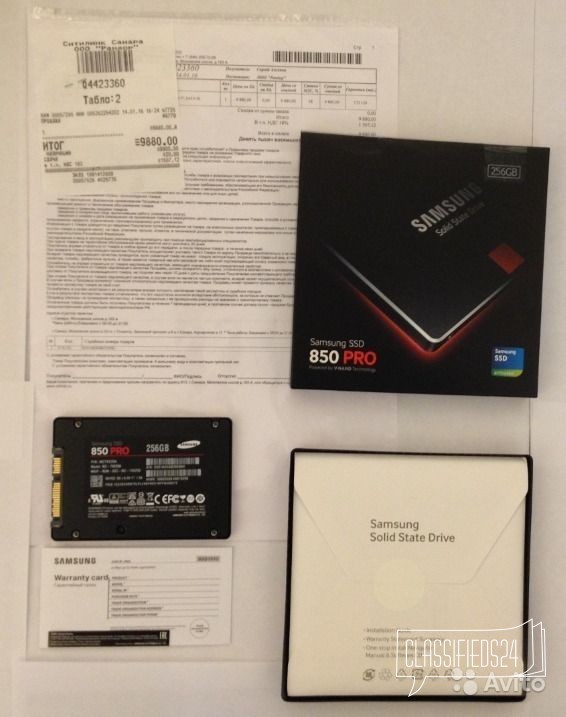 SSD Samsung 850 Pro 256 GB (на гарантии до 2026 г) в городе Самара, фото 2, Самарская область