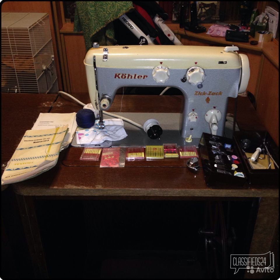 Швейная машинка Kohler зиг-заг 53-2 1962г в городе Москва, фото 1, телефон продавца: +7 (909) 985-13-47