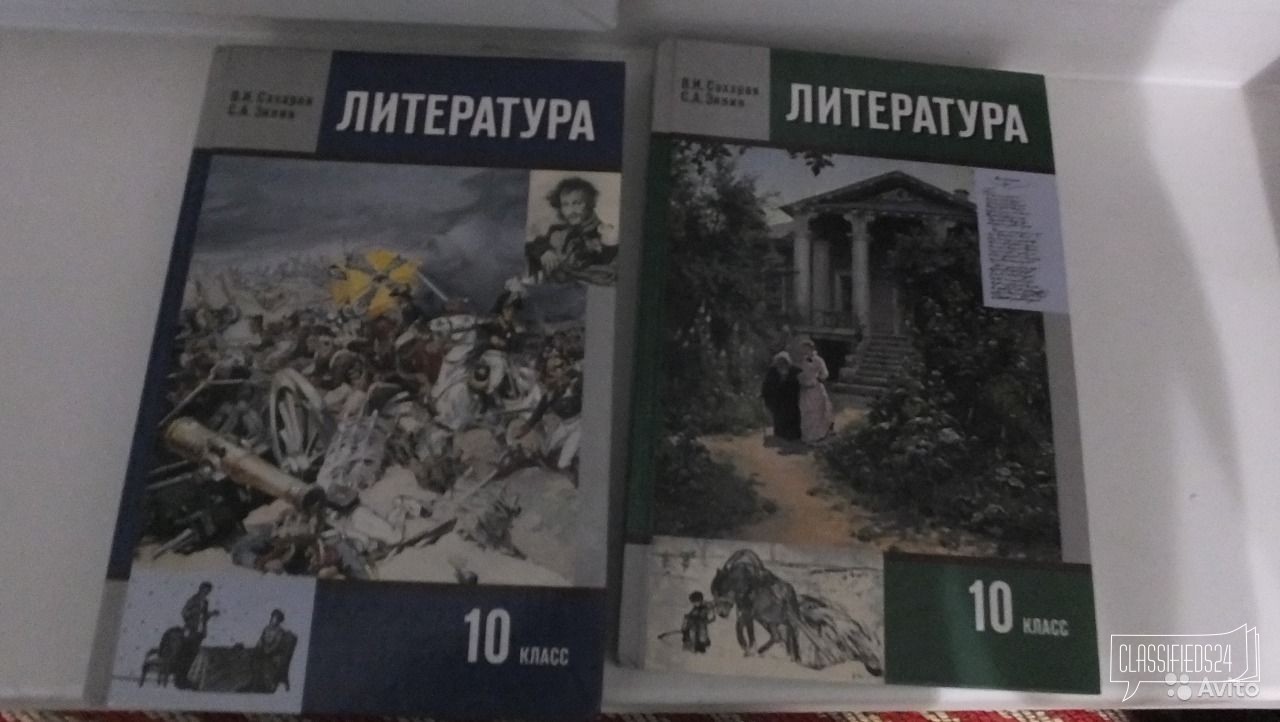 2 учебника литературы за 10 класс (Сахаров, Зинин) в городе Хабаровск, фото 2, Хабаровский край