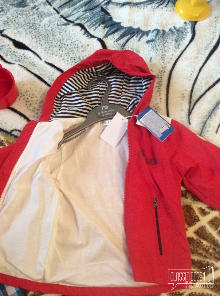 Ветровка новая красная в городе Воронеж, фото 2, Воронежская область