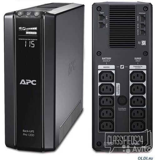 Ибп APC BR1200GI Power Saving Back-UPS Pro 1200VA в городе Тюмень, фото 1, телефон продавца: +7 (912) 385-75-75