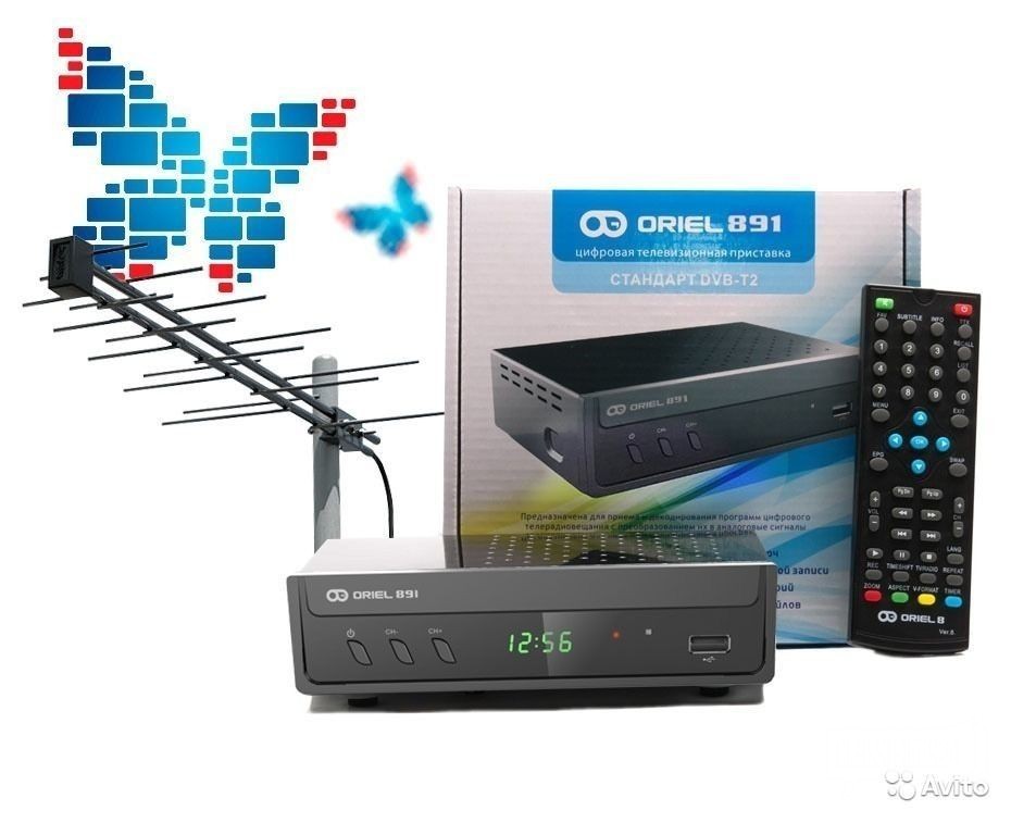 DVB-T2 приставка Oriel 890 (20 каналов бесплатно) в городе Волгоград, фото 1, Усилители и ресиверы