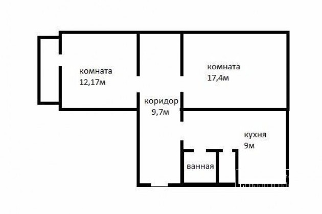 2-к квартира, 55 м², 4/9 эт. в городе Санкт-Петербург, фото 16, Вторичный рынок