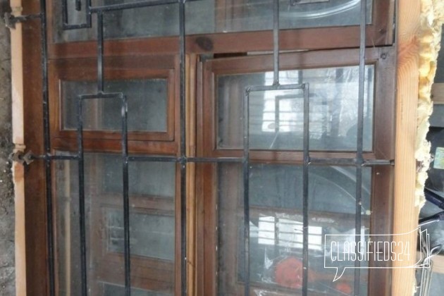 Оконный блок 2й, с дэкор-решеткой, подоконник в городе Иваново, фото 3, Окна, стекло, зеркала, балконы
