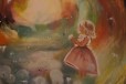 Картина холст масло Девочка в одуванчиках в городе Люберцы, фото 1, Московская область