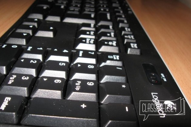Новая беспроводная клавиатура logitech K270 в городе Санкт-Петербург, фото 1, Клавиатуры, мыши, игровые манипуляторы