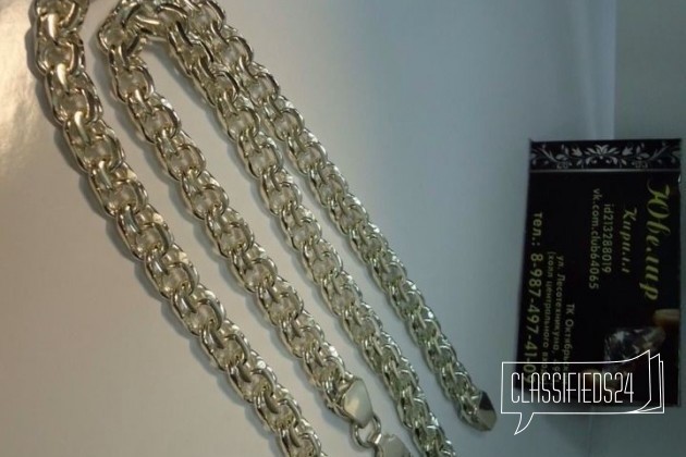 Цепи браслеты из серебра в городе Москва, фото 4, Московская область