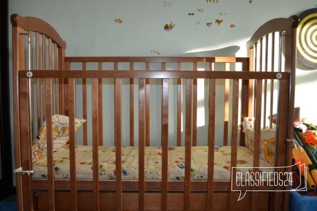Детская кроватка С матрасом в городе Ростов-на-Дону, фото 2, стоимость: 5 000 руб.