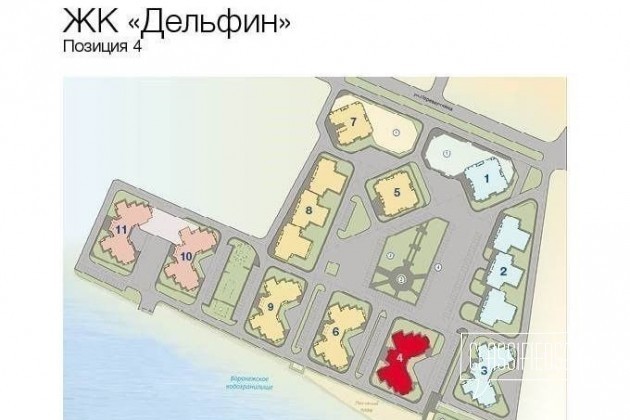 1-к квартира, 58 м², 13/25 эт. в городе Воронеж, фото 3, стоимость: 2 620 000 руб.