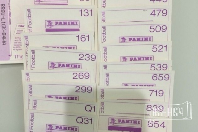 Наклейки Panini fifa 365 в городе Москва, фото 1, стоимость: 0 руб.