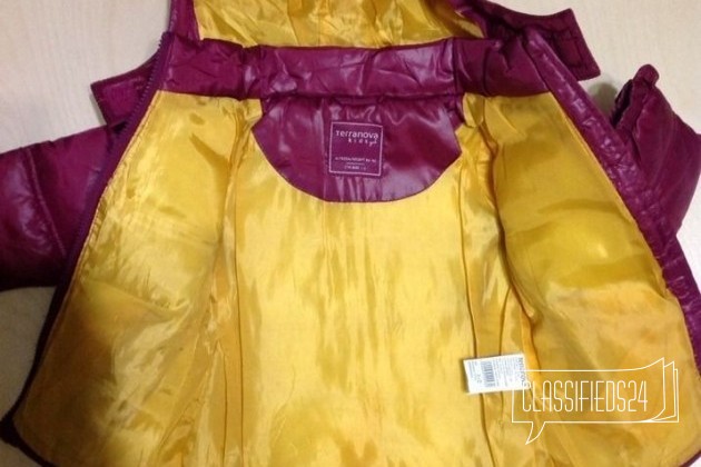Куртка новая с биркой Terranova kids в городе Воронеж, фото 3, телефон продавца: +7 (920) 432-44-15