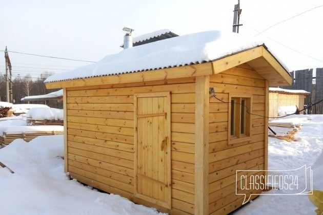 Баня под ключ мобильная и простая Дом из бруса в городе Екатеринбург, фото 1, телефон продавца: +7 (922) 034-24-14