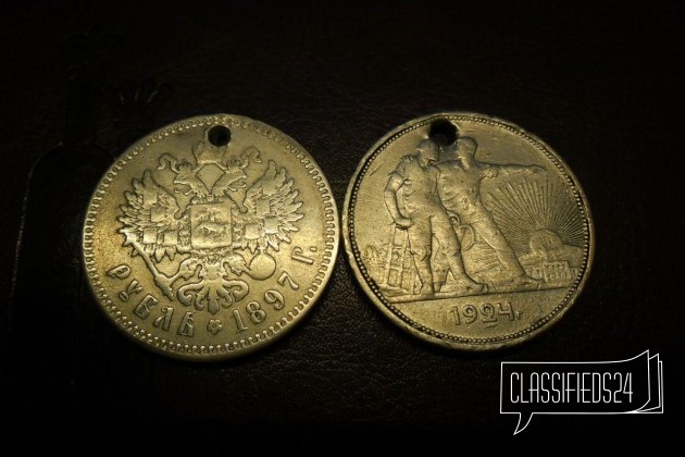 Серебряные рубли с дефектами в городе Котлас, фото 1, стоимость: 800 руб.