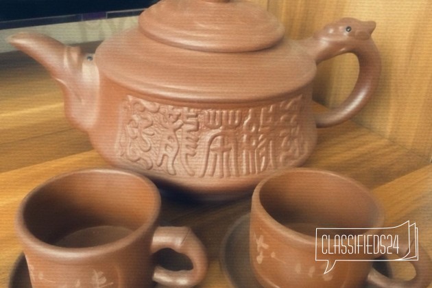Глиняный чайный набор в городе Омск, фото 1, телефон продавца: +7 (933) 992-33-32