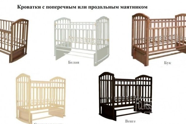 Кроватка новая Алита-3.4 с маятником цвет орех в городе Нижний Новгород, фото 1, телефон продавца: +7 (920) 253-77-65