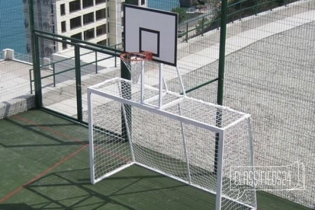 Ворота для мини футбола с баскетбольным щитом в городе Иркутск, фото 2, Футбол