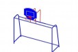 Ворота для мини футбола с баскетбольным щитом в городе Иркутск, фото 1, Иркутская область