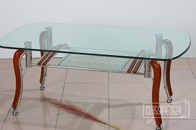 Стол журнальный стеклянный D056 в городе Владивосток, фото 1, Столы и стулья