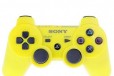 Беспроводной джойстик Dualshock 3 для PS3 Yellow в городе Москва, фото 1, Московская область