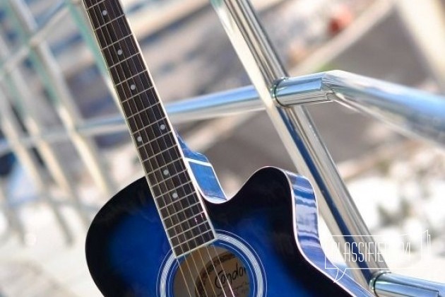 Новая эстрадная гитара синий бёрст в городе Уфа, фото 3, Гитары, струнные интсрументы