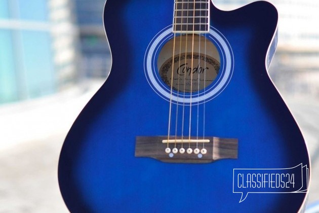 Новая эстрадная гитара синий бёрст в городе Уфа, фото 5, телефон продавца: +7 (987) 102-52-03